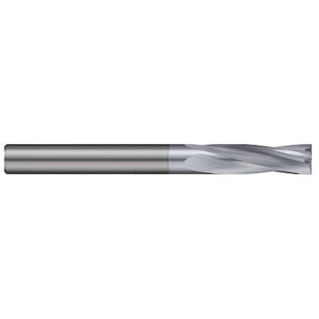 Harvey Tool 5/16 Cutter dia. x 1 in. 1 Flute Length Carbide Flat Bottom Counterbore, 4 Flutes, TiB2 Coated 23420-C8
